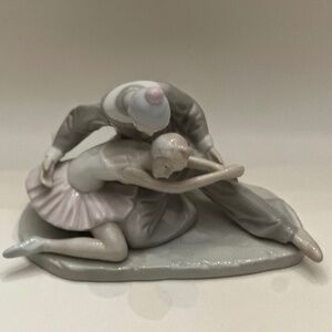 Vintage Paul Sebastian Ballerina and Pierrot Clown Figurine